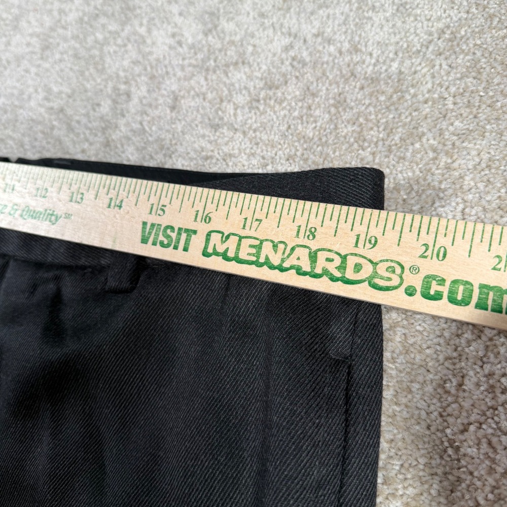 Banana Republic Emerson Trousers Mens 38x32 Gray 100% Wool Relaxed Leg NEW - Picture 6 of 10